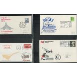 Collection of 100 Different Concorde Covers in a First Day Cover Album. Postcards. Good Condition.