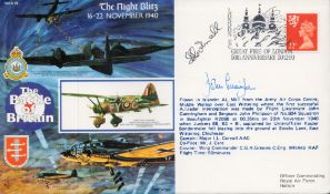 WWII Group Capt John Cunningham CBE, DSO and Two Bars and DFC AND Bar AE signed Battle of Britain