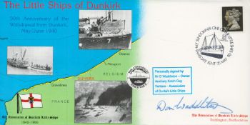 WWII Mr D Waddleton owner Auxiliary Ketch Gay Venture -Association of Dunkirk Little Ships. signed