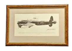 Guy Gibson's 617 Squadron Lancaster by Frank Wotton, Limited Edition Print number 25 of 500