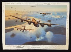 Tirpitz - Mission Accomplished by Mark Postlethwaite Colour Print signed by the Artist plus 28
