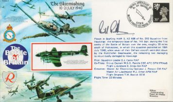 WWII Group Captain W. S. O Randle CBE, AFC, DFM, FRAes signed Battle of Britain The Skirmishing 10-