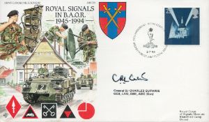 General Sir Charles Guthrie GCB, LVO, OBE, ADC signed Royal Signals in B. A. O. R. 1945-1994 Army
