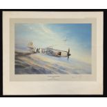 Sea Fury - M. I. G. Encounter by Robert Taylor Colour Print signed by the Artist plus Lt Hoagy