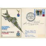 Richard Haine 600 sqn WW2 RAF Battle of Britain fighter ace signed 1972 RAF Colerne cover, flown