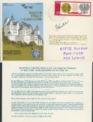 Flt Lt L Butcher Signed & Flown Cover Return to Oflag 7c & Colditz Castle 4th Nov 1971 (RAFES SC1)