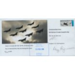 Rare RAF Marham Tornado Farewell 9 - Ship Flown Crew Signed 28 Feb 2019 RAF Marham Datestamp