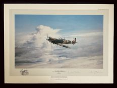 Reach for the Skies by Robert Taylor Colour Print signed by the Artist plus Lady Bader, approx