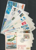 RAF collection 10, signed assorted commerative covers includes some rare such as No 201 Squadron,