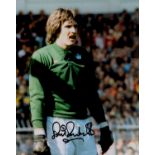 Phil Parkes signed 10x8" colour photo. Philip Parkes is a former football goalkeeper, Beginning