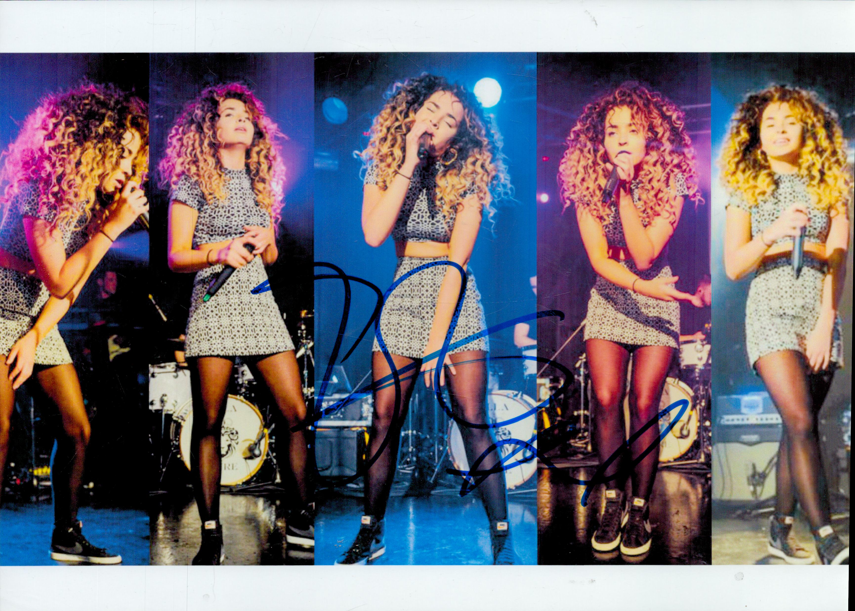 Ella Eyre signed 12x8 inch colour photo. Good condition Est.