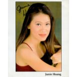 Junie Hoang signed Promo. Colour photo 10x8 Inch. An Actress. Good condition Est.