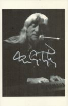 Tom Constanten signed Black & White Picture Card. Is an American keyboardist, best known for playing