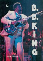 B B King European Blues Festival programme. UNSIGNED. Good condition Est.