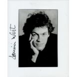 Dominic West signed 10x8inch black and white photo. English actor, director and musician. He is best