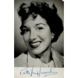Pat Kirkwood signed 6x4inch black and white photo. British actor and singer. Good condition Est.