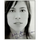 Kate Ceberano signed Black & White Photo 10x8 Inch. Is an Australian singer and actress who performs