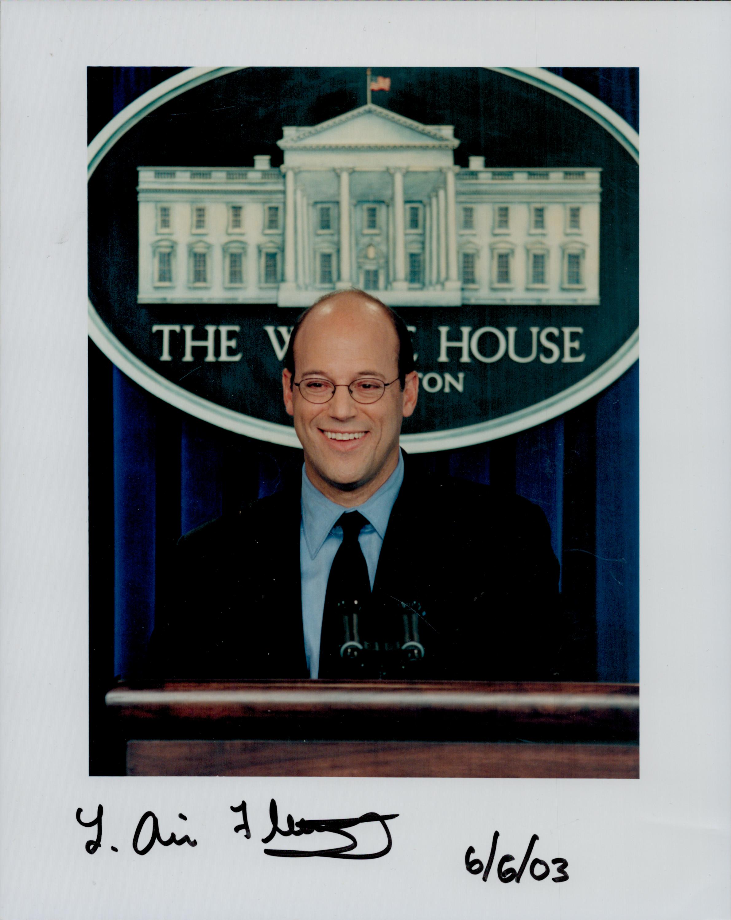 Ari Fleischer signed 10x8 inch colour photo. Lawrence Ari Fleischer (born October 13, 1960) is an