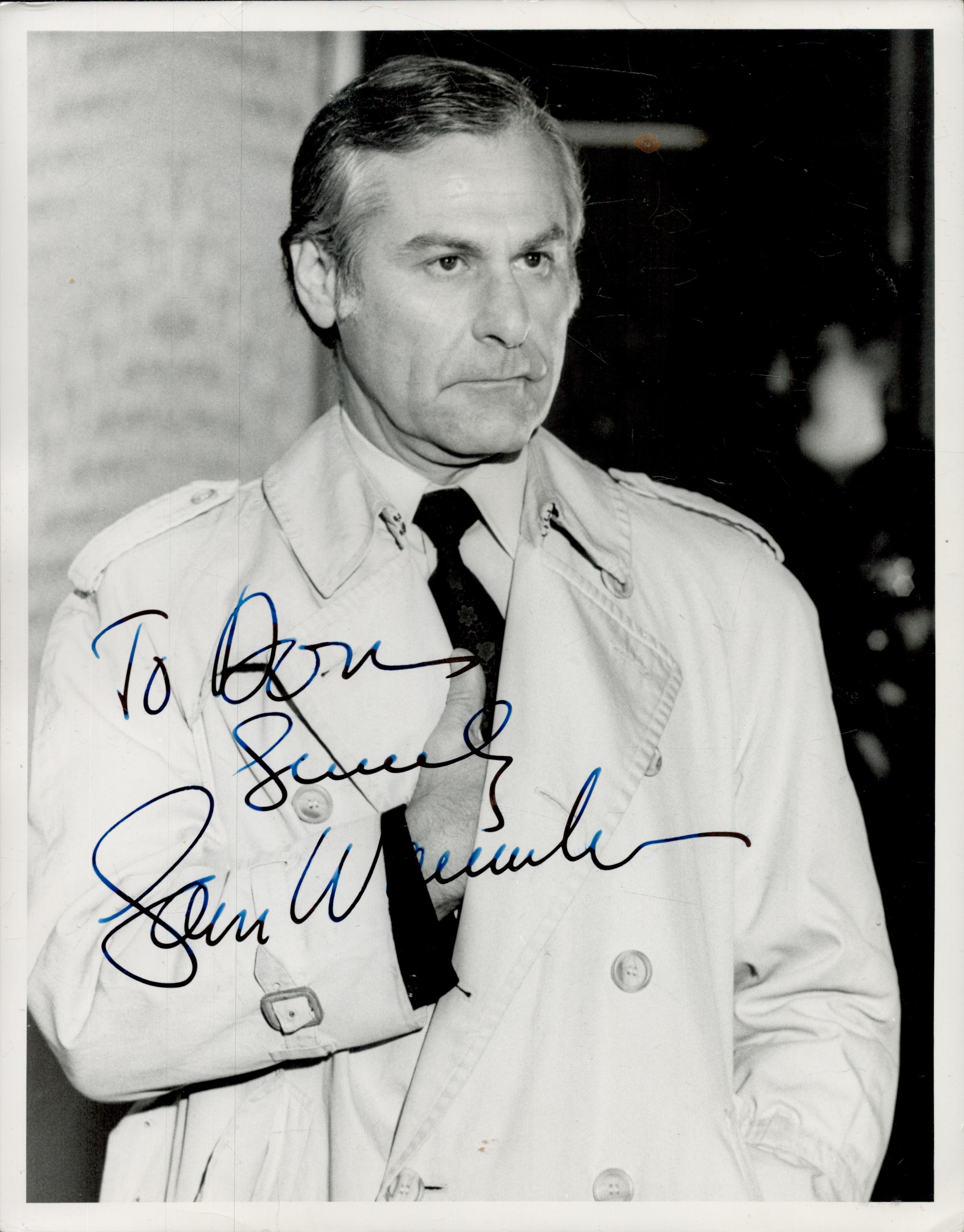 Sam Wanamaker signed 10x8inch black and white photo. (June 14, 1919 - December 18, 1993) was an