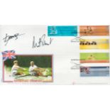Mathew Pinsent and James Cracknell signed Sporting Heroes commemorative FDC Triple PM Sporting