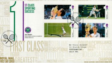 Andy Murray 1st Class Sporting Success unsigned FDC commemorating Gentlemen's singles champion