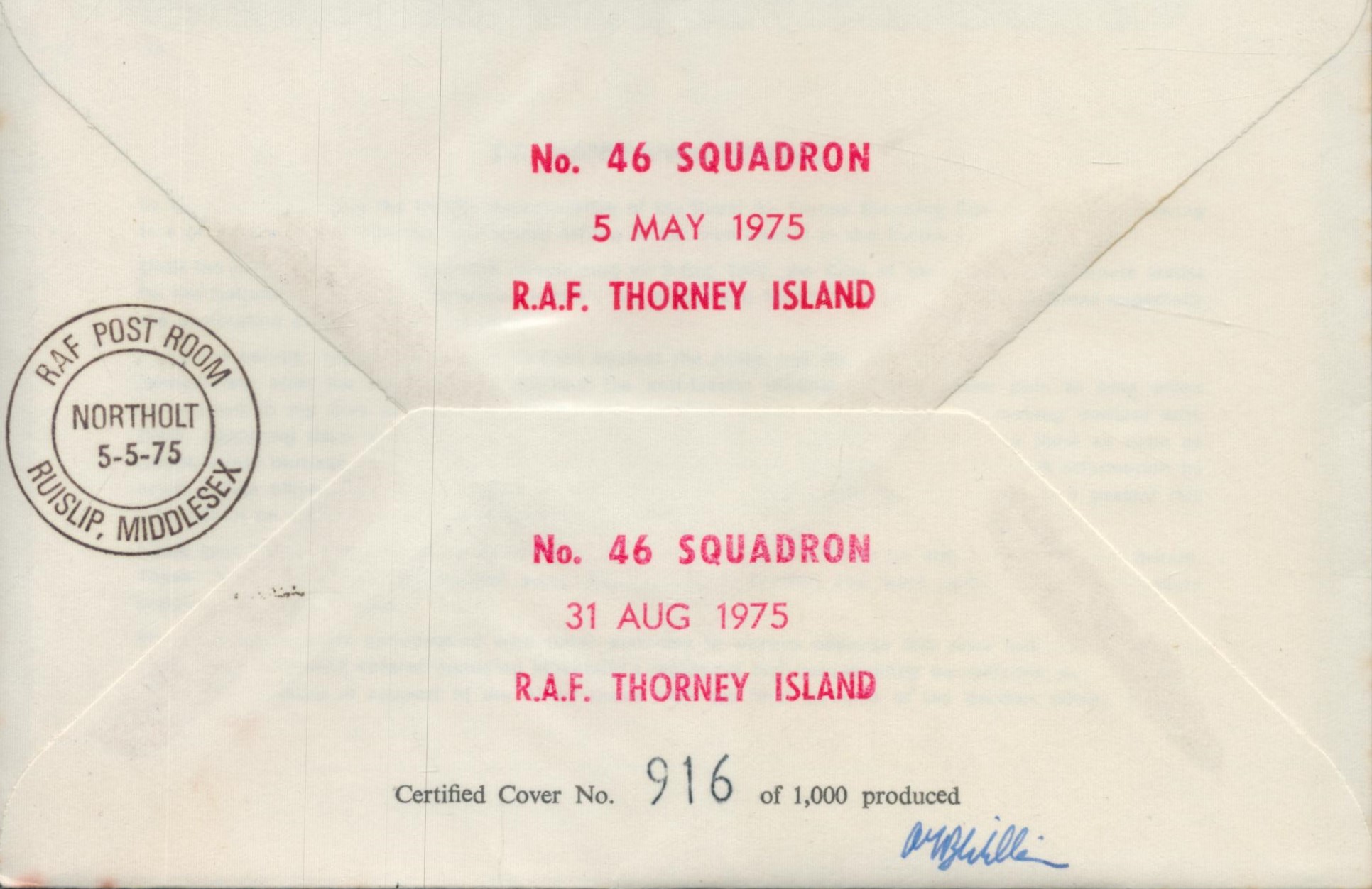 Bernard Ivelaw Chapman ACM signed Ritorna Indietro in Italia flown FDC PM 00050 Fiumicino - Image 2 of 2