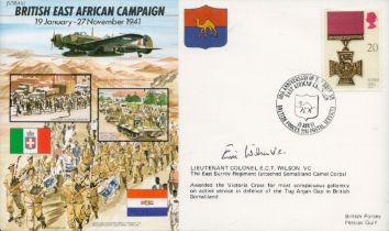 Lieutenant Colonel E.C.T Wilson V.C signed British East African Campaign 19 January- 27 November