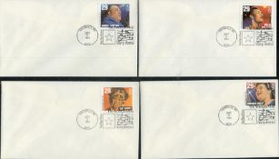 American Music stamp FDC collection. 7 in total. UNSIGNED. Good condition Est.