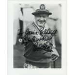 Bob Hope signed 10x8 inch black and white photo dedicated. Good condition Est.