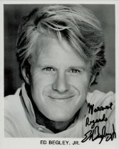 Ed Begley Jr. signed 10x8" black and white photo, dedicated. Edward James Begley Jr. is an