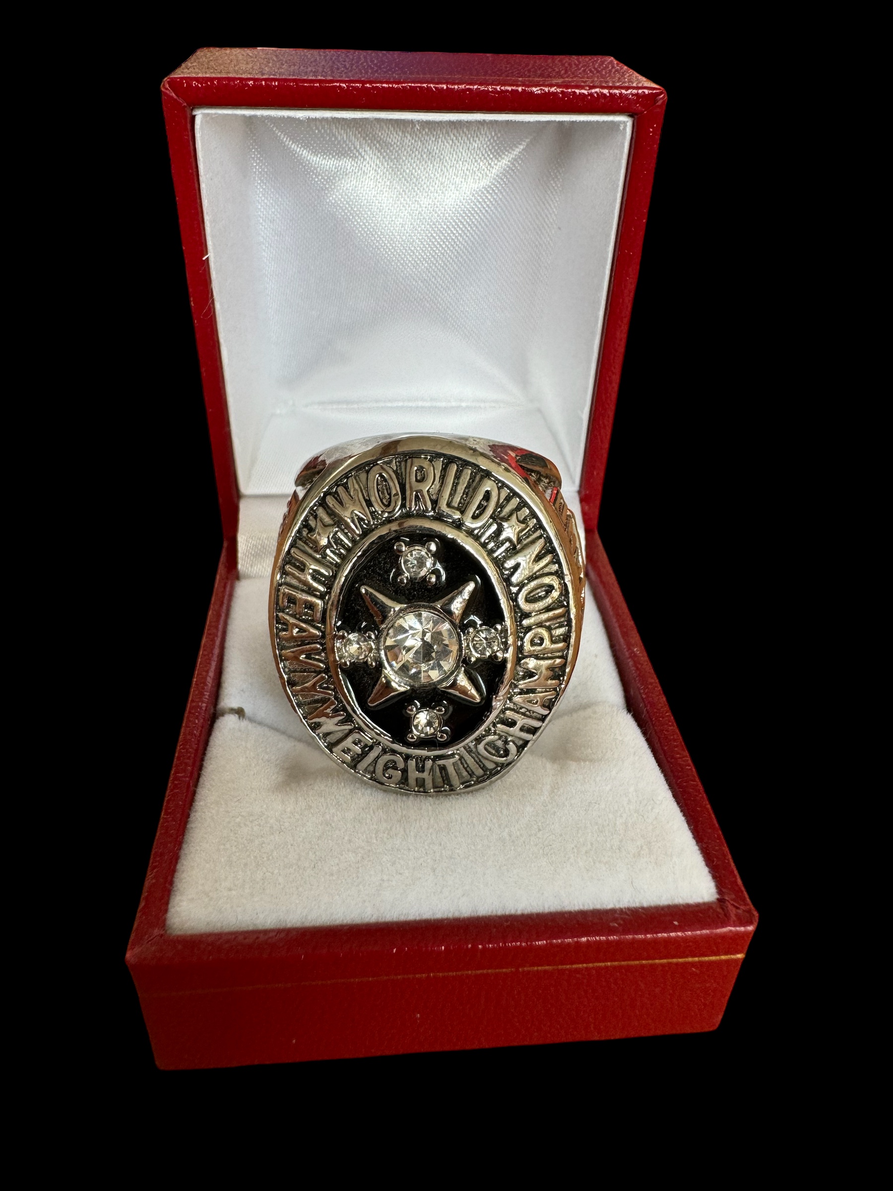 Rocky Marciano Heavyweight championship commemorative championship ring in presentation box.