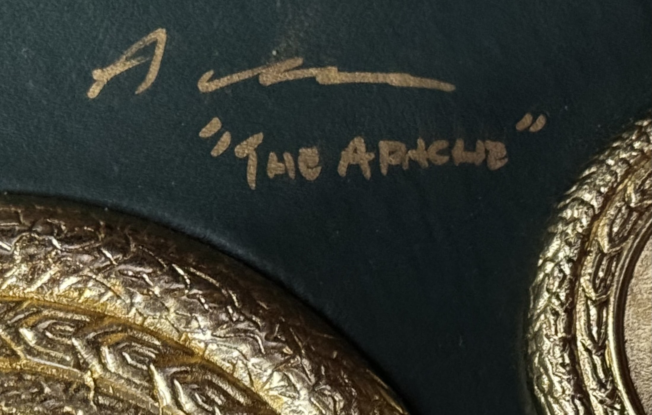 Anthony "The Apache" Cacace signed IBO replica belt. - Image 2 of 2
