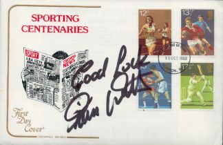 Jim Watt signed Sporting Centenaries FDC. 10/10/80 London FDI postmark.