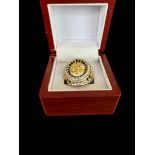 Manny Pacquiao v Floyd Mayweather 2/5/2015 commemorative championship ring in presentation box.