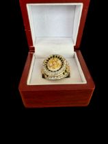 Manny Pacquiao v Floyd Mayweather 2/5/2015 commemorative championship ring in presentation box.