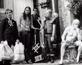 The Young Ones sitcom Christopher Ryan signed super 10 x 8 inch b/w photo, amusing scene with all