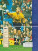 Erik Thorstvedt signed Spurs Programme Poster. 'Programme of The Year 1991-1992'. Is a Norwegian