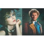 TV/FILM Actors/Actress 5 x Collection Signed Colin Baker. Joanna Lumley. Jammie Rodgers. Petra