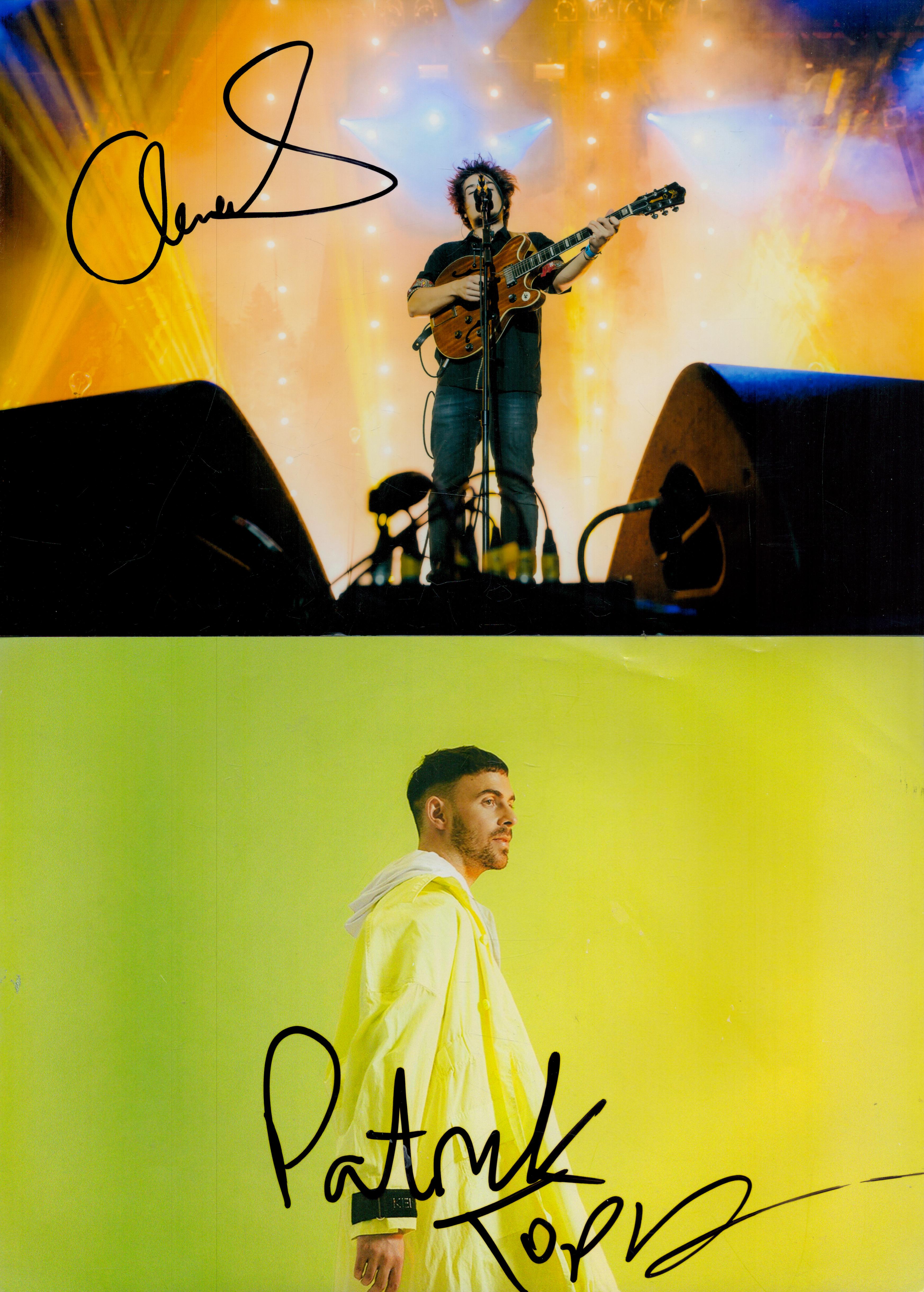 Music 5 x Collection. Signed signatures such as Milky Chance. David Frow. Patrick Topping 12x8 - Image 2 of 3