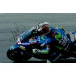 Marco Melandri signed Colour Photo 12x8 Inch. MotoGP. Good condition. All autographs are genuine