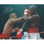 Junior Witter Signed Colour Photo 10x8 Inch. Is a British former world champion professional boxer