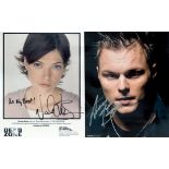 TV/FILM Music/Actor/Actress. 5 x Collection. Signed signatures such as Andew Hayden Smith. Bruce