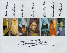 Star Wars Jerome Blake signed 10 x8 inch colour montage photo of the 7 roles he has played. He has