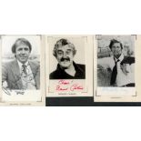 TV/FILM Actors 5 x Collection. Signatures such as Trevor Eve. Edward Fox. Ian Ogilvy. Bernard