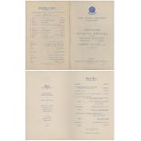 Army 1939 Scots Guards Glasgow 28th Annual Dinner Menu, 15th April 1939. Good condition. All