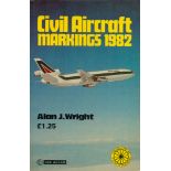 Alan J. Wright Paperback Book titled Civil Aircraft Markings 1982 First Edition, Published in 1982