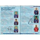 Multi signed signatures such as Ian Bell, Alastair, Monty Panesar England West Indies. 'NatWest