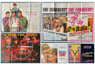 Original Movie Poster collection of 5 posters. Such as Outrageous Fortune, 3. 15 - A Time for Dying,