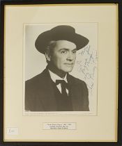 Charles Buddy Rogers signed black and white photo in blue ink. Mounted and framed to approx.