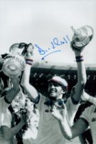 David Cross signed Colourised Photo 12x8 Inch. Is an English former footballer who played as a